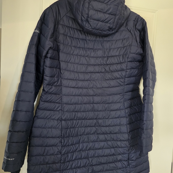 Columbia Women's Navy Hooded Jacket - Picture 7 of 7